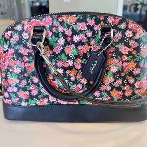 Coach Sierra Posey Mini Floral Dome Satchel